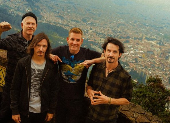 Le groupe Gojira lors de leur passage à Bogota, en Colombie (© Instagram)