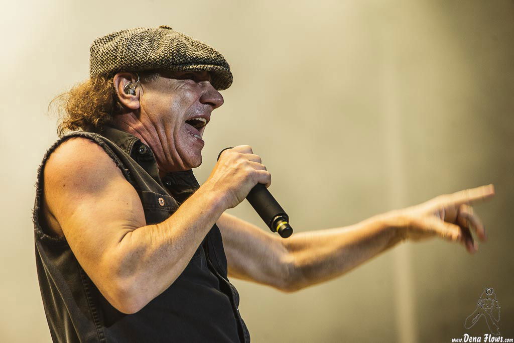 AC/DC lors d'une performance à Bilbao en 2010.