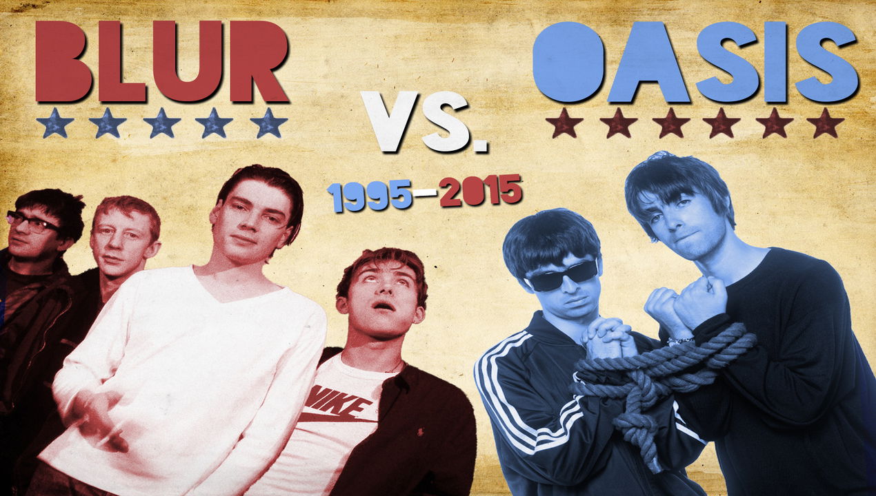 Oasis contre Blur, c'est la rivalité qui a animé le rock pendant les années 90.